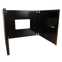 Adjustable Wall Bracket - 8U w/ depth 12" - 18" - Adjustable Depth Hinged Wall-Mount Rack (100 lb) (APB Series)