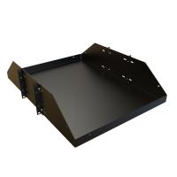 3U 19in Mounting Battery Shelf 24in Deep, 550lbs rated - Heavy Duty Battery Rack Shelf 550 lb Capacity 2-Post Steel Shelf (BRS Series)
