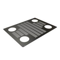 VENTED TOP W/CABLE ENTRY - Rack Cabinet Vented Top Panel Steel Passive Airflow (C2TV Series)