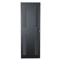 32U Louvered Door for C2 Frame - Black - C2 Doors (CDF Series)