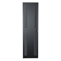 40U Louvered Door for C2 Frame - Black - C2 Doors (CDF Series)
