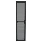 45U Vented Door for C2 Frame - Black - C2 Doors (CDF Series)