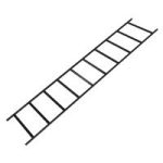 CABLE LADDER 24W 10FT BK - Cable Ladder Rack | Steel Overhead Cable Routing System (CL Series)
