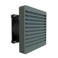 Fan Kit - 80 MM Fan 230V, Filter ,Grill, Guard, Cord / Gray - Filter Fan Kits (DNFF Series)