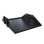 3U Dual-Channel Solid Shelf - 24" dp - 300 lbs rated - Variable-Depth Rack Shelf (DNRM Series)