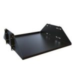 3U Dual-Channel Solid Shelf - 19" dp - 300 lbs rated - Variable-Depth Rack Shelf (DNRM Series)