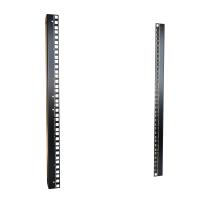 h1srr12u24bk 12U 24 SQUARE HOLE RACK RAIL - Mounting Rack Rails (H1R Series) - Image 1
