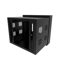12U 30W 27D Swing Out Wall Mount Cabinet - Swing-Out Wall-Mount Rack Cabinet (350 lb) (HWC Series)