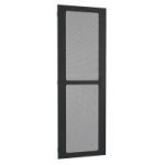 48U 30W Vented Door for HWF (Black) - Wall and Floor Mount Rack Cabinet (700 lb) (HWF Series)