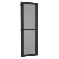 48U 30W Vented Door for HWF (Black) - Wall and Floor Mount Rack Cabinet (700 lb) (HWF Series)