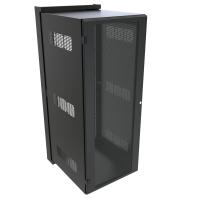 32U 24W 31.7D Swing Out Wall Cabinet w/ Vented Door - Swing-Out Wall-Mount Rack Cabinet with Vented or Window Door (350 lb) (HWM Series)