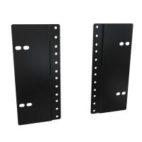 4U RACK RAIL WIDTH REDUCER - Black - Rack Rail Reducer Panel 23 to 19 Inch Rack Adapter Conversion Panel (PA Series)