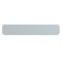 2U FORMED STEEL RACK PANEL - Light Gray - Formed Steel Rack Panels 16-Gauge Flanged Rack Filler Panels (PBFS Series)