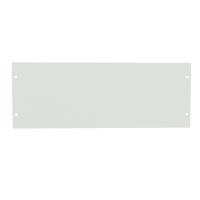 4U FLAT ALUMINUM RACK PANEL - Light Gray - Aluminum Rack Blanking Lightweight Rack Panels (PBPA Series)