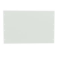 7U FLAT ALUMINUM RACK PANEL - Light Gray - Aluminum Rack Blanking Lightweight Rack Panels (PBPA Series)