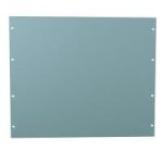 9U FLAT ALUMINUM RACK PANEL - Gray - Aluminum Rack Blanking Lightweight Rack Panels (PBPA Series)