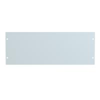 4U FLAT STEEL RACK PANEL - Light Gray - Steel Rack Blanking Panels 14-Gauge Solid Rack Filler Panels (PBPS Series)
