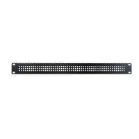1U PERFORATED PANEL - Black - Perforated Steel Rack Panels 16-Gauge Vented Rack Panels (PPFS Series)
