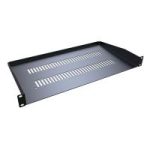 1U 10D VENTED RACK SHELF - Universal Rack Shelf Fixed Steel (Up to 200 lb Capacity) (RAS Series)