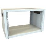 6U 21W 13D FIXED RACK CASE - Desktop Rack Cabinet, Welded Steel, Fixed Rails (600 lb Capacity) (RCBS Series)