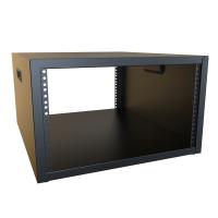 6U 21W 24.5D FIXED RACK CASE - Desktop Rack Cabinet, Welded Steel, Fixed Rails (600 lb Capacity) (RCBS Series)