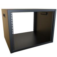 8U 21W 17.5D FIXED RACK CASE - Desktop Rack Cabinet, Welded Steel, Fixed Rails (600 lb Capacity) (RCBS Series)