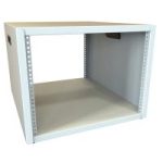 8U 21W 24.5D FIXED RACK CASE - Desktop Rack Cabinet, Welded Steel, Fixed Rails (600 lb Capacity) (RCBS Series)