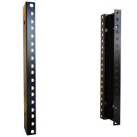 6U ROUND HOLE FORMED RAIL - Mounting Rack Rails (RCHR Series)