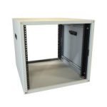 10U 24.5D SOLID RACK CABINET - Light Grey - Rack Cabinet, Knock-Down Design (800 lb) (RCH Series)