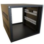 10U 24.5D VENTED RACK CABINET - Black - Rack Cabinet, Knock-Down Design (800 lb) (RCH Series)