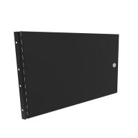 7U SOLID RACKMOUNT DOOR BLK - Hinged Solid Rack Security Door (RSDP Series)