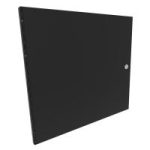 10U SOLID RACKMOUNT DOOR Black - Hinged Solid Rack Security Door (RSDP Series)