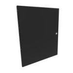 13U SOLID RACKMOUNT DOOR BLK - Hinged Solid Rack Security Door (RSDP Series)