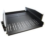 3U 20IN DEEP SLIDING SHELF - Sliding Rack Shelf Steel 19 Inch (Up to 200 lb Capacity) (RSP Series)