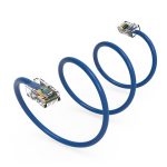 1.5Ft CAT6 UTP Ethernet Network Non Booted Cable Blue - Image 3