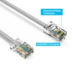 10Ft CAT6 UTP Ethernet Network Non Booted Cable Gray - Image 2