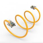 0.5Ft CAT6 UTP Ethernet Network Non Booted Cable Yellow - Image 3