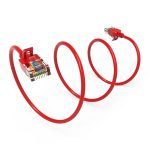 20Ft CAT6A UTP Slim Ethernet Network Booted Cable 28AWG Red - Image 3