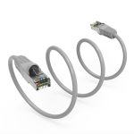50Ft Cat7 Shielded (S/FTP) 600MHz Ethernet Network Booted Cable Gray - Image 3