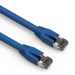 35Ft Cat.8 S/FTP Ethernet Network Cable Blue 24AWG