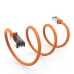 3Ft Cat.8 S/FTP Ethernet Network Cable Orange 26AWG - Image 3