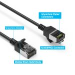 1Ft Cat.8 U/FTP Slim Ethernet Network Cable Black 30AWG - Image 5