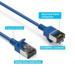 0.5Ft Cat.8 U/FTP Slim Ethernet Network Cable Blue 30AWG - Image 5