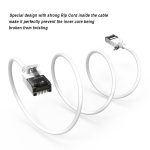 3Ft Cat.8 U/FTP Slim Ethernet Network Cable White 30AWG - Image 4