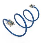15Ft Cat5E UTP Ethernet Network Non Booted Cable Blue - Image 3