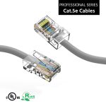 20Ft Cat.5E CMR Non-Boot Patch Cable Gray