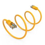 175Ft Cat5E UTP Ethernet Network Booted Cable Yellow - Image 3