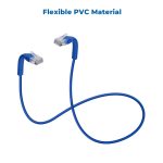 1.5Ft CAT6A UTP Bendable Slim Ethernet Network Cable 28AWG Blue - Image 3