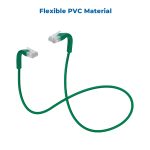 4Ft CAT6A UTP Bendable Slim Ethernet Network Cable 28AWG Green - Image 3