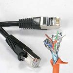 100Ft Cat5E Shielded (FTP) Ethernet Network Booted Cable Black - Image 2